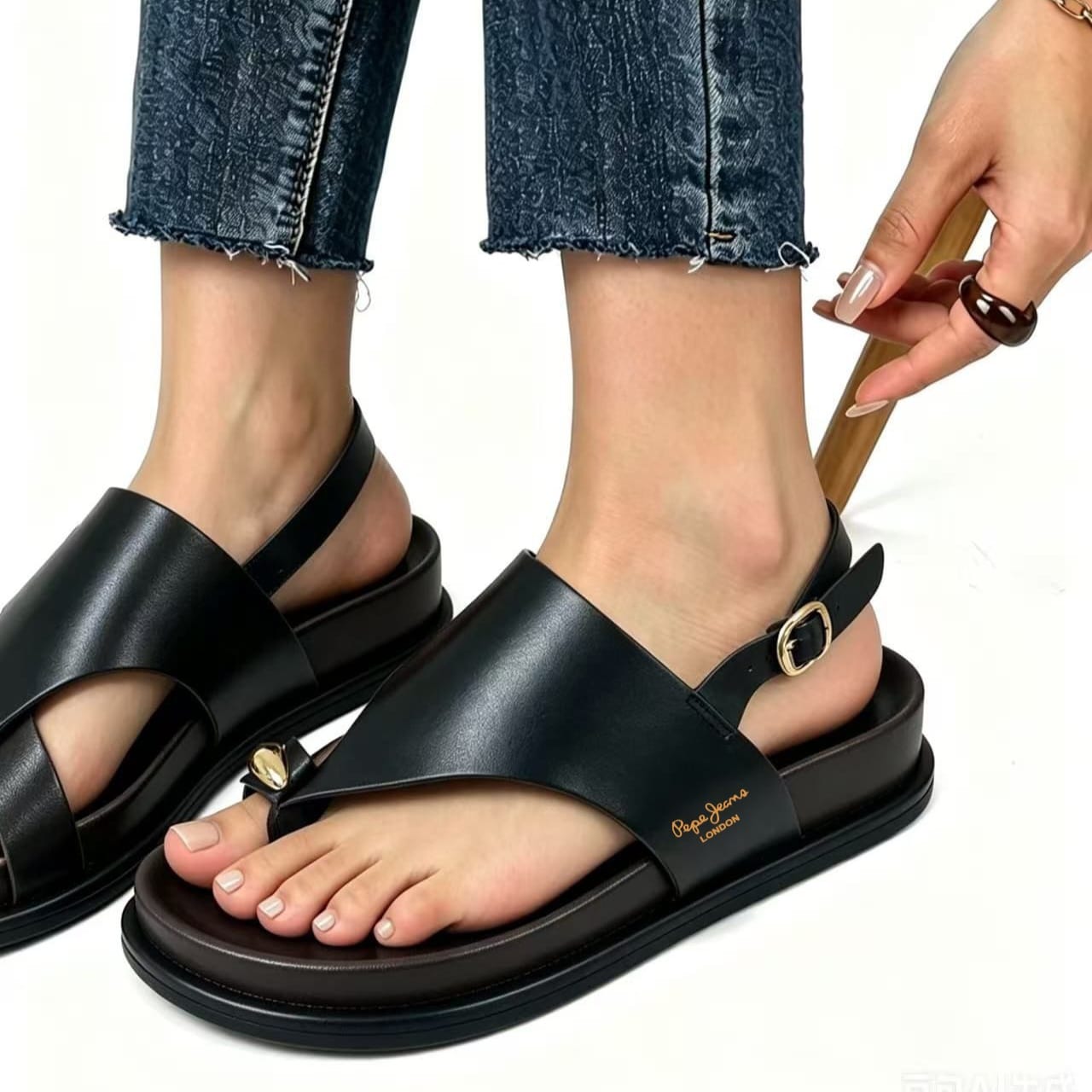 Sandália pepe jeans 170  preto