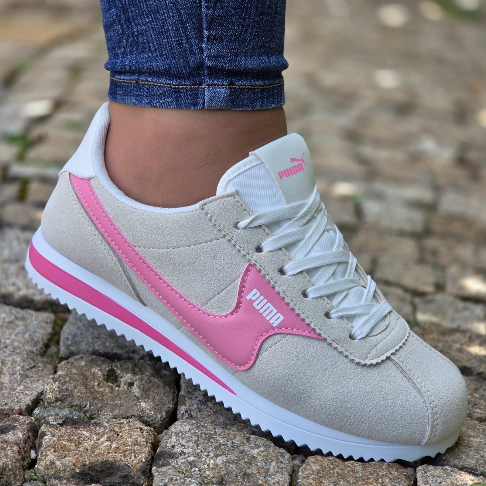 Puma 262 bege rosa