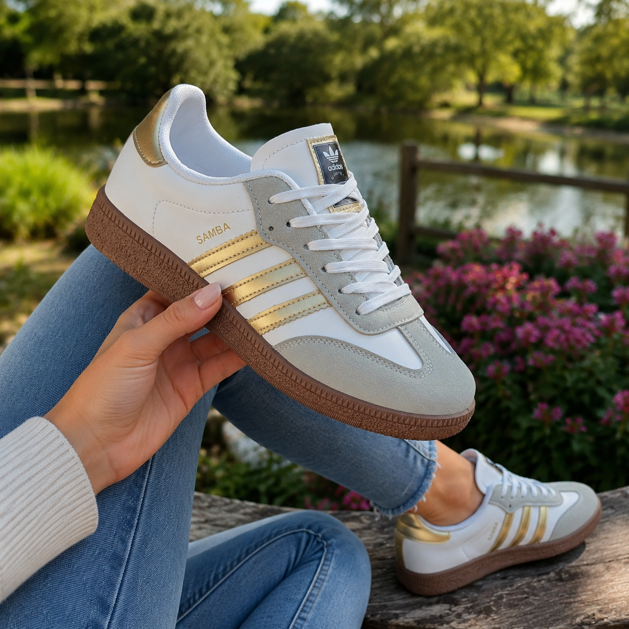 AD 602 blanco dorado