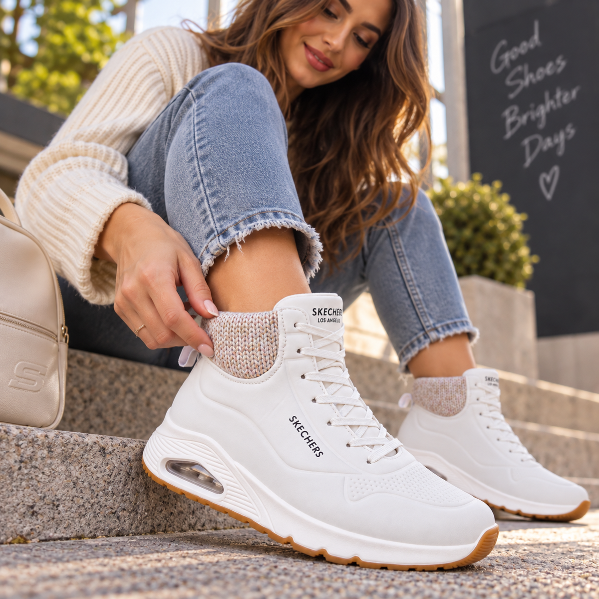 Botim Skechers bege
