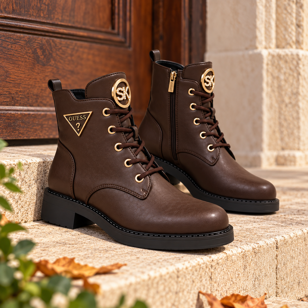 Bota Guess 97 castanho