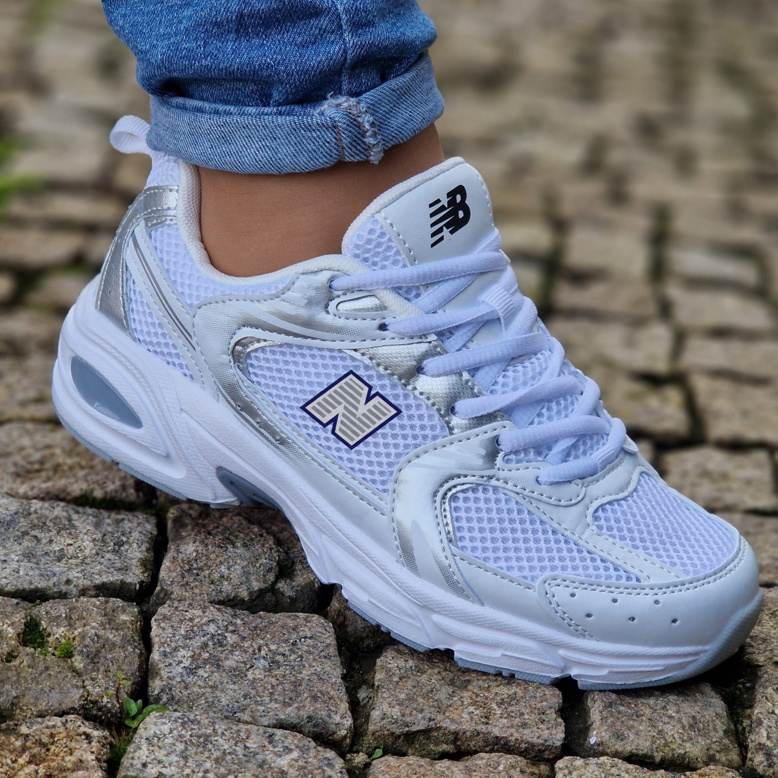 N 5 branco silver