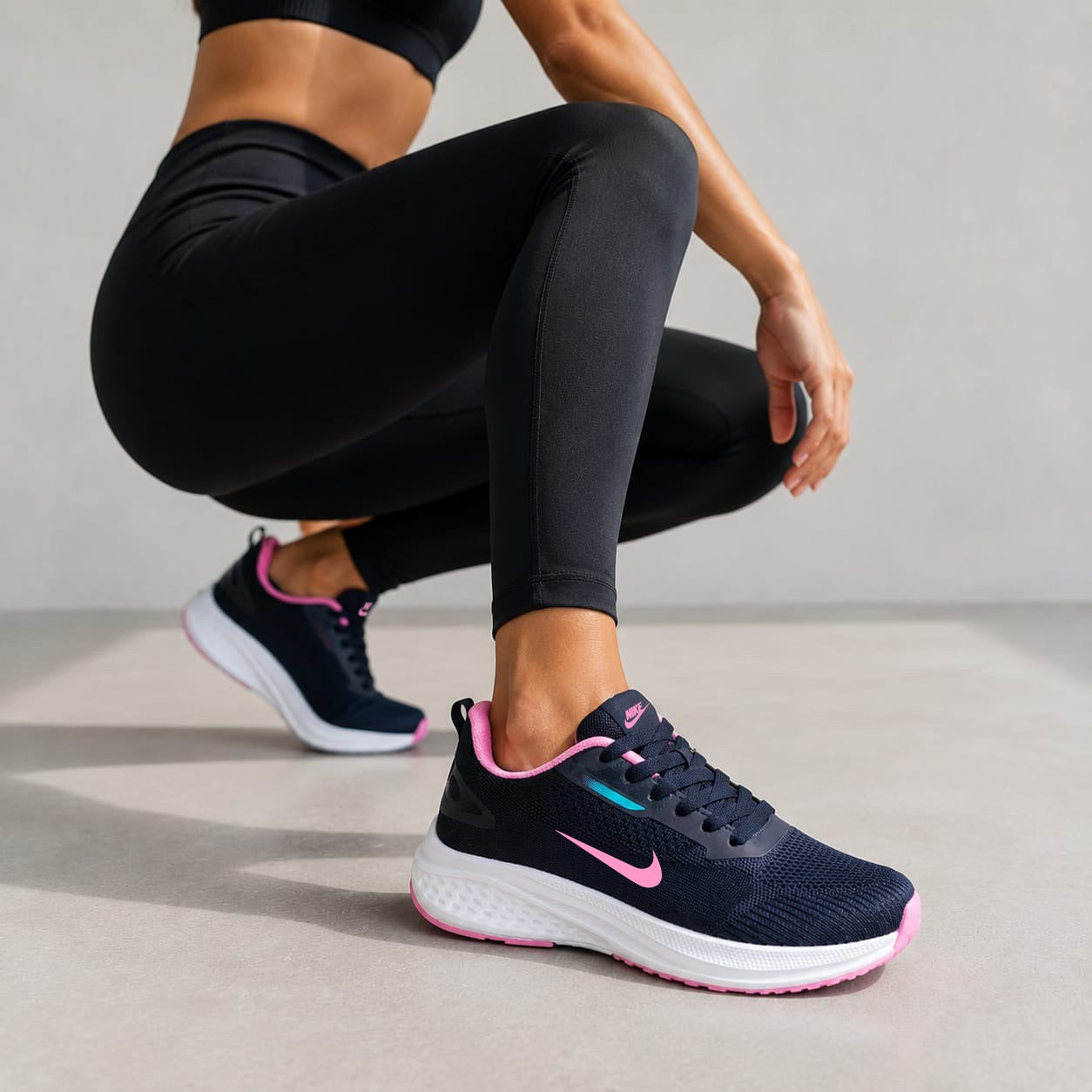Nike azul rosa
