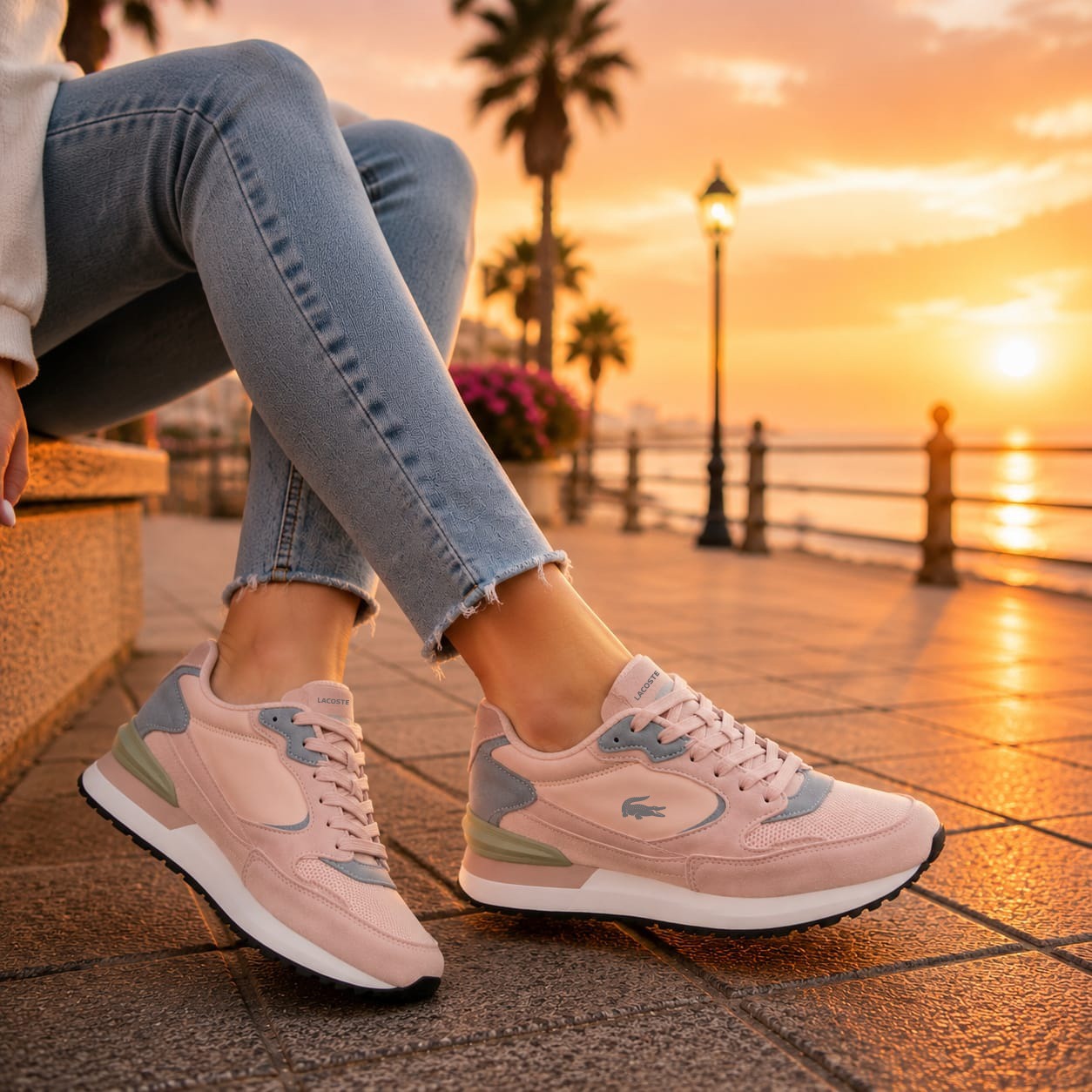 Lacoste rosa