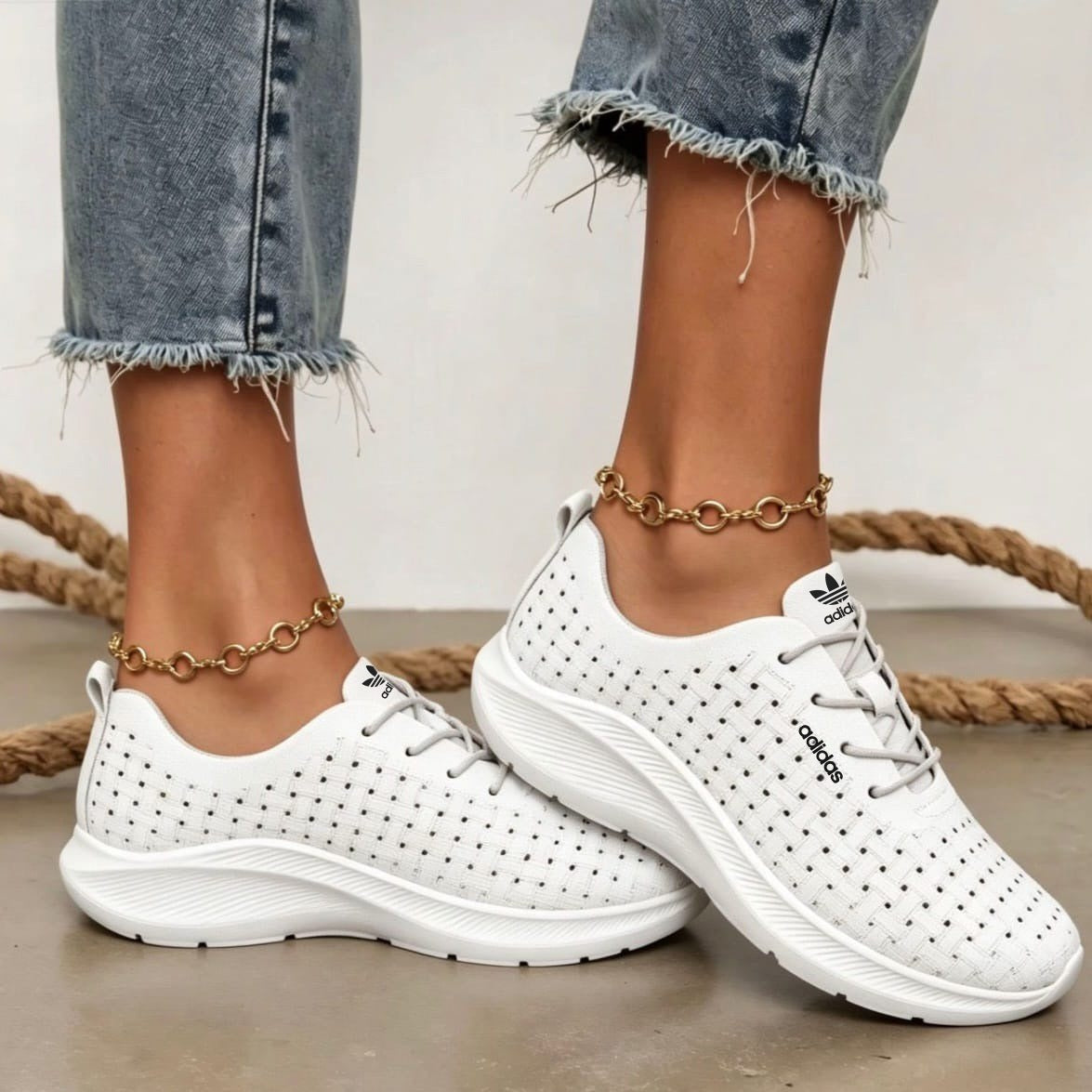 Adidas 605 toda branca