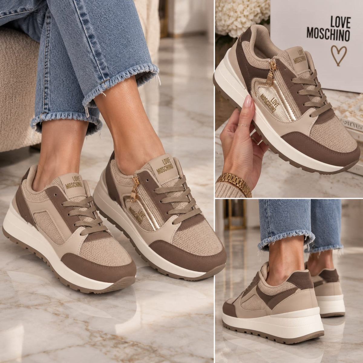Love Moschino 133 Khaki