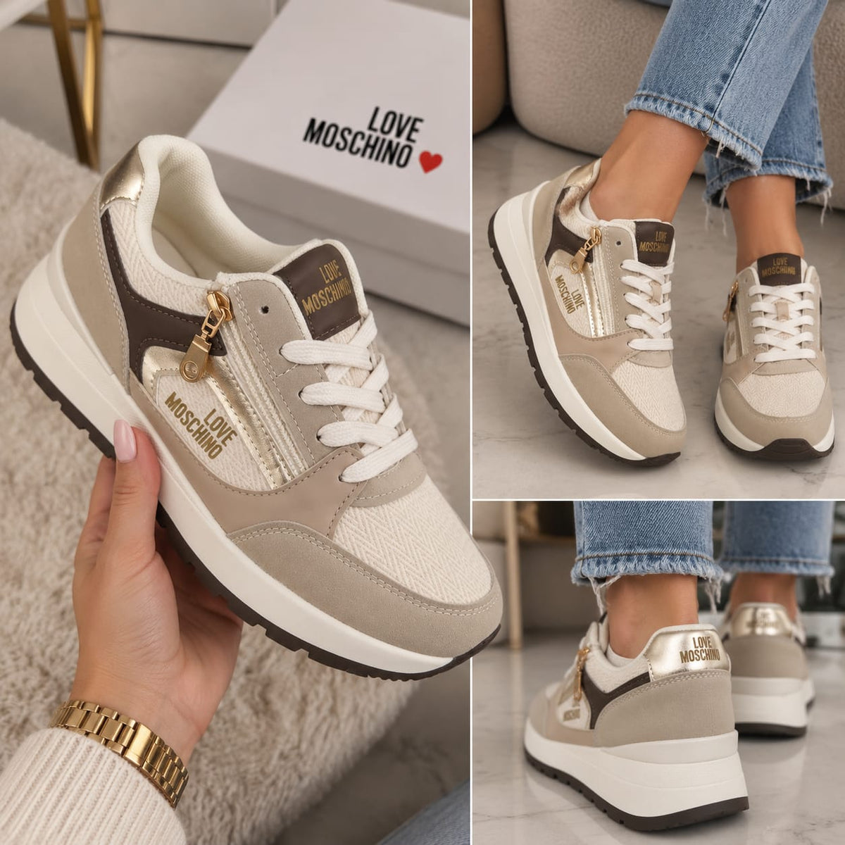 Love Moschino 133 bege