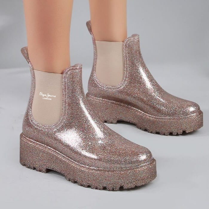 Galocha glitter pepe 229 rosa